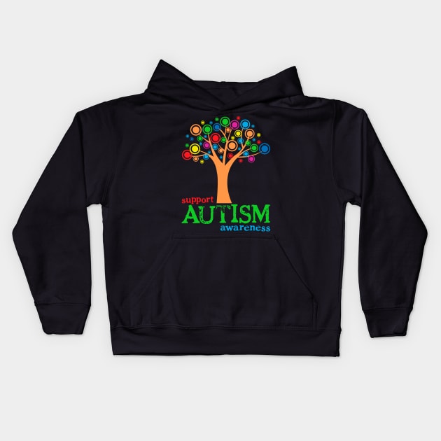 Support Autism Kids Hoodie by b34poison